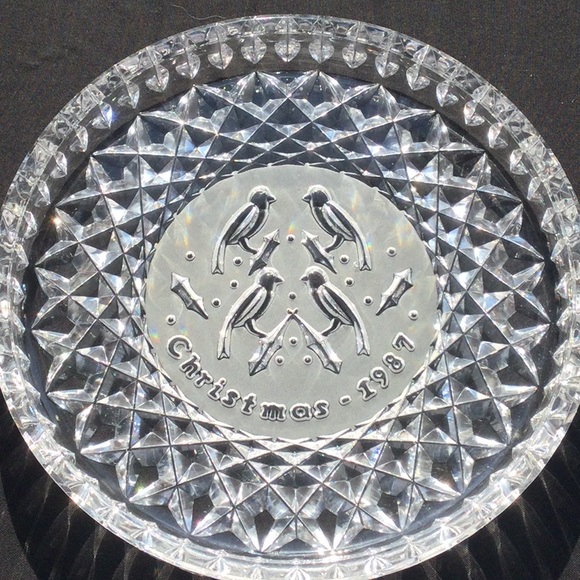 Waterford 4 calling birds plate - Picture 1 of 2